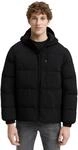 TOM TAILOR Denim Herren Lightweight Pufferjacke mit Kapuze