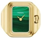 Fossil Raquel Damen 14MM Goldfarbene Edelstahlringuhr, ES5448