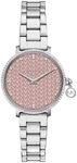 Michael Kors Pyper Damen 32MM silberfarbene Edelstahl-Uhr, MK7617