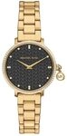 Michael Kors Pyper Damen 32MM Goldfarbene Edelstahl-Uhr, MK7616