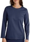 CALIDA Favourites Langarmshirt Damen, aus Baumwolle, pflegeleicht, weiche,...