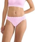 Sloggi Damen Unterhose Zero Feel Bliss High Leg, S, Floral Pink