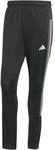 adidas Men's Workout Essentials All-Set 3-Stripes Knit Pant, Black/Team Dark