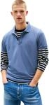 Tommy Jeans Herren TJM Slim Placket EXT Dm0dm20676 S/S Polo, Grey (Blue Moment), S EU