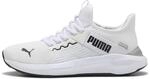 PUMA SOFTRIDE ENZO 5 Slip TECH Stra&szlig;enlaufschuh, Unisex, Wei&szlig;/Schwarz/Grau,...