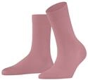 FALKE Damen Socken Cotton Touch W So Baumwolle einfarbig 1 Paar, Rosa Peachy...
