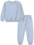 Nike Kinder Essential Fleece Crew Set, Cobalt Bliss Heather, 18 Monate