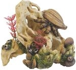 Nobby Aqua Ornaments Muschel AUF Stein 13,9 x 8,9 x 12,2 cm