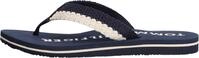 Tommy Hilfiger Damen Th Crochet Summer Sandal FW0FW09417 Flip-Flops, Blau,...