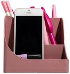 Exacompta - Art.-Nr. 69538D - Karton mit 4 Stiftek&ouml;chern Pen Wave Skandi Rose...