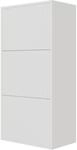 Selsey Schuhschrank Schuhregal 50 cm 3 Klappen Schuh Schrank 12 Paar Schuhe