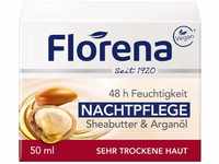 Florena Nachtcreme Sheabutter, 1er Pack (1 x 50 ml)