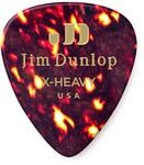 JIM DUNLOP Plektrum Genuine Celluloid Shell 12 St&uuml;ck, Extra Stark,Schildpatt