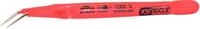 KS Tools 117.1623 Isolierte Pinzette, gebogen, 11,5mm