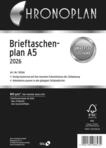 Chronoplan 50266 Kalendereinlage 2026 (Brieftaschenplan A5 (156x210mm)