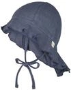 Sterntaler Sonnenhut Uni - Sommerhut aus luftigem Baumwoll Musslin - elastisches