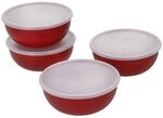 KitchenAid Pinch Schalen 4 St&uuml;ck 23g Empire Red Box