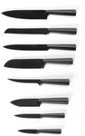 Qdesign - 8er-Set Messer aus Edelstahl - Koch-, Brot-, Aufschnitt-, Ausbein-,