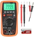 VEVOR Digitalmultimeter, 4000-Count TRMS DC/AC Voltmeter Stromtester,