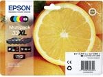 Epson Original Orangen Claria 33XL Multipack extra gro&szlig;e Tintenpatrone &ndash; 5...