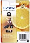 Epson Original Orangen Claria 33 Tintenpatrone Photo Schwarz &ndash; 1 x 6,4 ml &ndash;