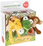 sigikid Fingerpuppen Dschungeltiere f&uuml;r Babys Rollenspiel Geschenk ab 6 M