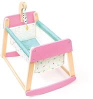 Hape Puppenwiege Sweet Dreams - Puppenzubeh&ouml;r f&uuml;r Spielpuppen, Puppenwiege aus