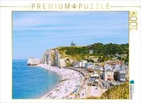 CALVENDO Puzzle &Eacute;tretat mit Strand und Felsentor La Falasie d'Aumont | 1000...