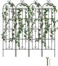 VEVOR Rankhilfe f&uuml;r Kletterpflanzen, 51x220 cm, 4er-Set rostfreies...