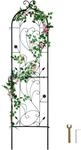 VEVOR Rankhilfe, 38x152 cm, Rankgitter, rostfreies Metallspalier f&uuml;r...
