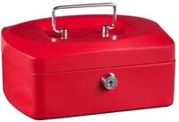Idena 50029 - Geldkassette 8", Gr&ouml;&szlig;e 205 x 160 x 90 mm, Farbe Rot, 1 St&uuml;ck