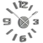 FLEXISTYLE Wanduhr gro&szlig; Wanduhren DIY gro&szlig;e 3D Wanduhr Modern Design Natur ohne