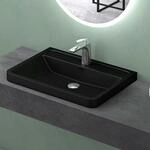 Mai & Mai Waschbecken Einbauwaschbecken 90cm Rechteckige Waschschale aus Mineralguss