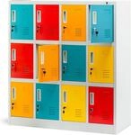 Jan Nowak Metallschrank f&uuml;r Schule Schlie&szlig;fachschrank Werfachschrank...