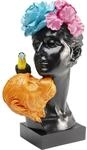 Kare Design Deko Figur Jungle Lady, Schwarz/Bunt, 40cm H&ouml;he, Deko Objekt, Deko