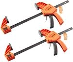 VEVOR Stangenklemmen f&uuml;r Holzbearbeitung 2 Stk. 30,48 cm &Ouml;ffnung, Quick-Grip