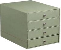 Rhodia 194577C - Schubladenbox mit 4 Laden, 24, 8x32, 7x22, 8 cm, aus...
