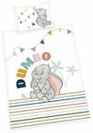 Herding Disneys Dumbo Bettw&auml;sche-Set, Made in Green, Kopfkissenbezug 40 x 60 cm mit