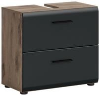 xonox.home &ndash; Waschbeckenunterschrank Ice 60x54x60 cm in Korpus Nox Oak...