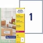 AVERY Zweckform LR7167-100 Recycling Etiketten (100 Versandetiketten,...