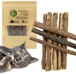 KaraLuna 8X Katzen Sticks I Katzen Zahnpflege & Katzen Kauspielzeug I Naturprodukt