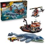 LEGO Jurassic World Mosasaurier-Angriff auf das Boot - Bauspielzeug - Spielset...