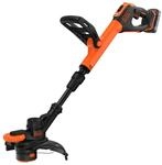 BLACK+DECKER 18V Akku-Rasentrimmer (28 cm Schnittbreite, AFS Reflex