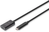 DIGITUS Aktives USB 3.2 Gen2 Verl&auml;ngerungskabel &ndash; 5 m &ndash; 10 Gbit/s