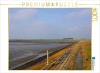 CALVENDO Puzzle Herbst am Jadebusen 1000 Teile Puzzle quer | Lege-Gr&ouml;&szlig;e cm