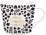 Grafik-Werkstatt Kaffee-Tasse mit 100% Echtgold | Porzellan Tasse | 420 ml | kleiner