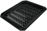 FMprofessional Grillblech 38 x 33 cm BBQ, hochwertiges Blech, rechteckige...