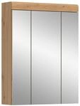 xonox.home &ndash; Spiegelschrank Scout 60x79x18 cm in Artisan & Schwarz &ndash;