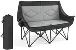 VEVOR Campingstuhl f&uuml;r 2 Personen Faltstuhl 300 kg Belastbar, Anglerstuhl mit 2