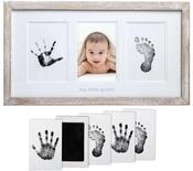 Babyprints Rustic Frame, Baby Keepsake Item, Nursery D&eacute;cor, Baby Handprint And